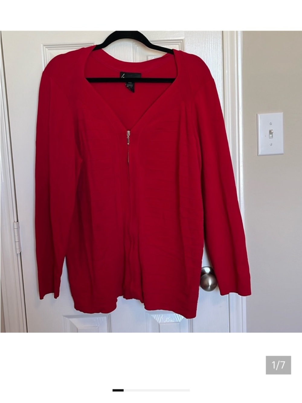 Lane Bryant Zip up Cardigan